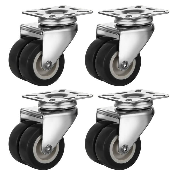 LXJYMX castors Swivel casters Silent castors Universal Orientation Wheel casters Rubber Caster Furniture Caster Trolley 360KG castors for Furniture Size : B LXJYMX castors Swivel casters Silent castors Universal Orientation Wheel casters Rubber Caster Furniture Caster Trolley 360KG castors for Furniture Size : B